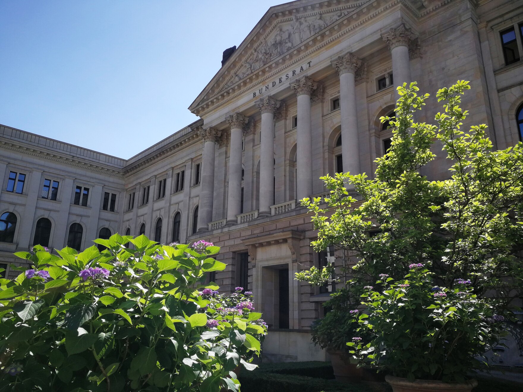 Außenansicht des Bundesratsgebäudes