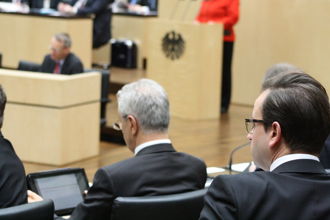 Die sächsische Bundesratsbank