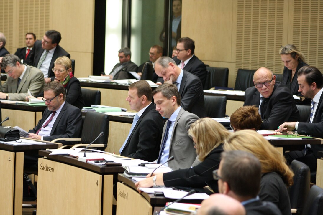 Die sächsische Bundesratsbank