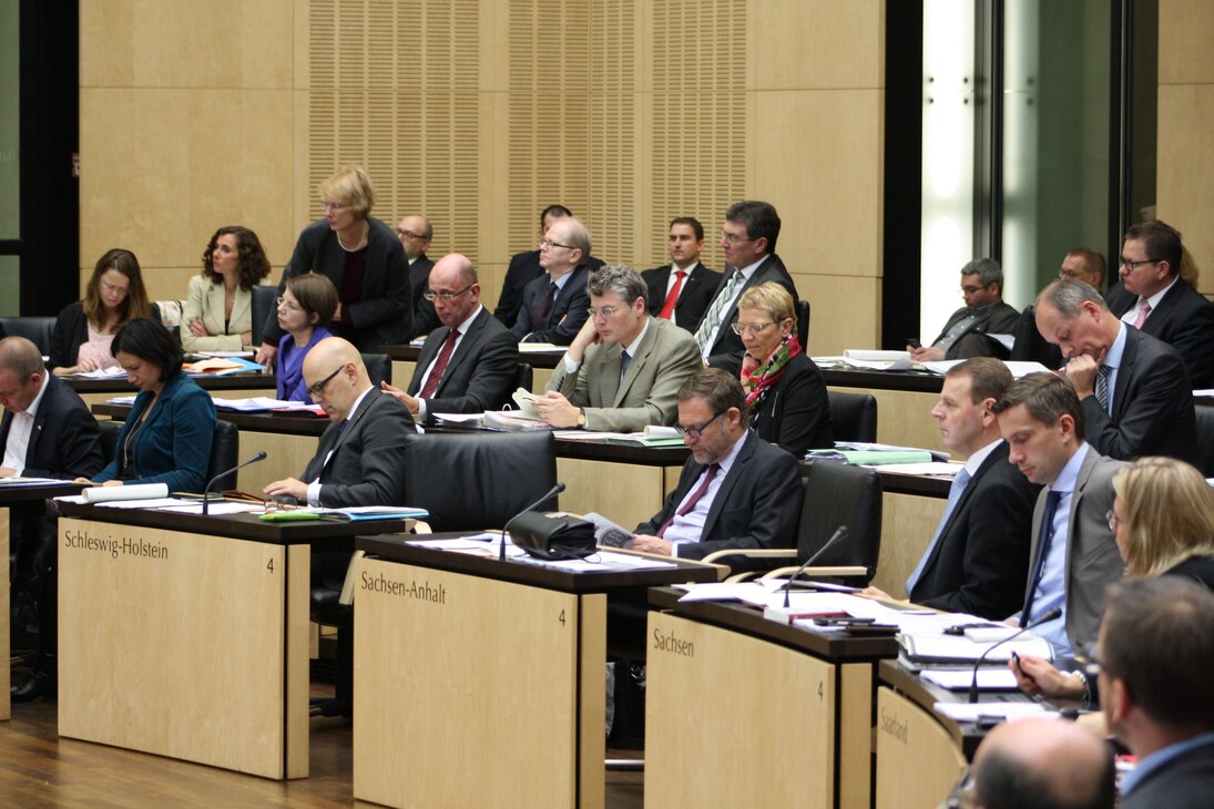 Die sächsische Bundesratsbank