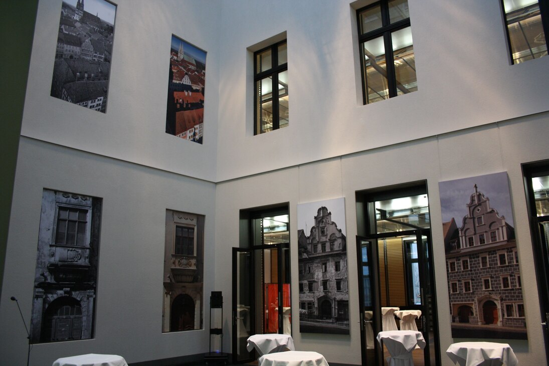 Ausstellung Görlitz im Lichthof des Bundesrates