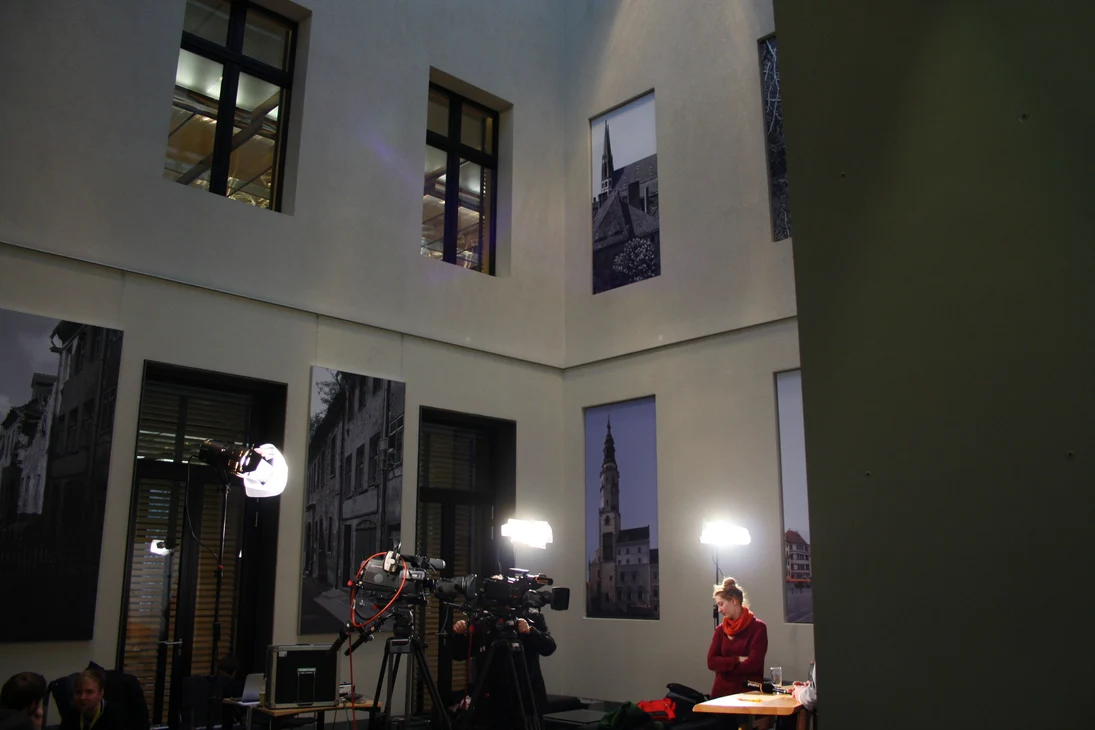 Ausstellung Görlitz im Lichthof des Bundesrates