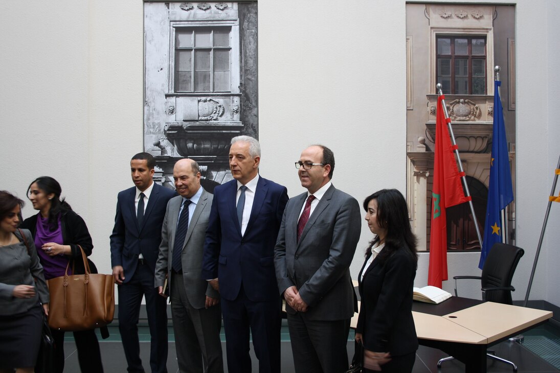 Besuch des Präsidenten der marokkanischen Ratskammer 