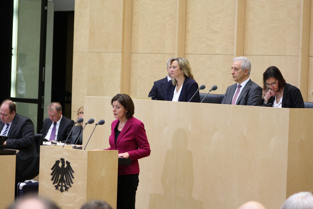 Bundesratspräsident Tillich im Präsidium des Bundesrates