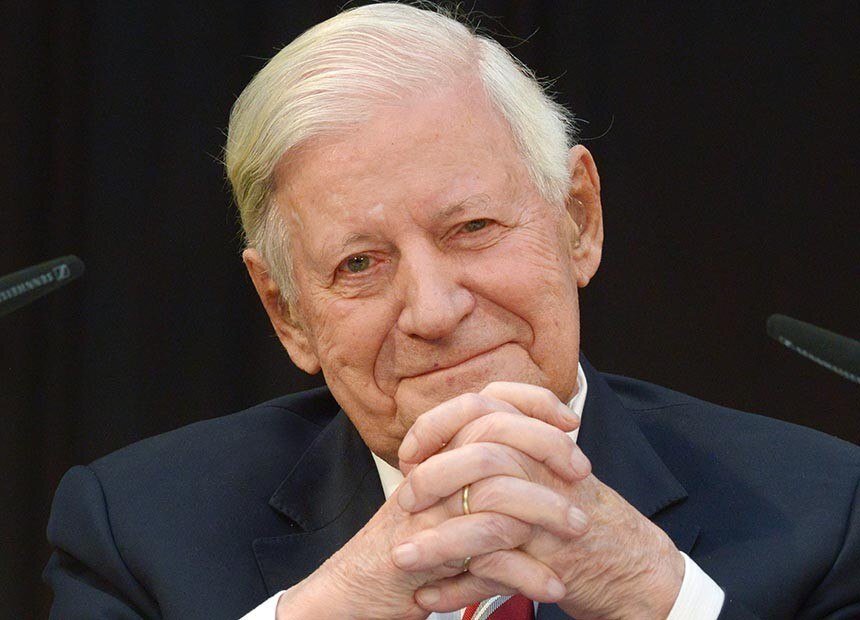 Foto von Altkanzler Helmut Schmidt