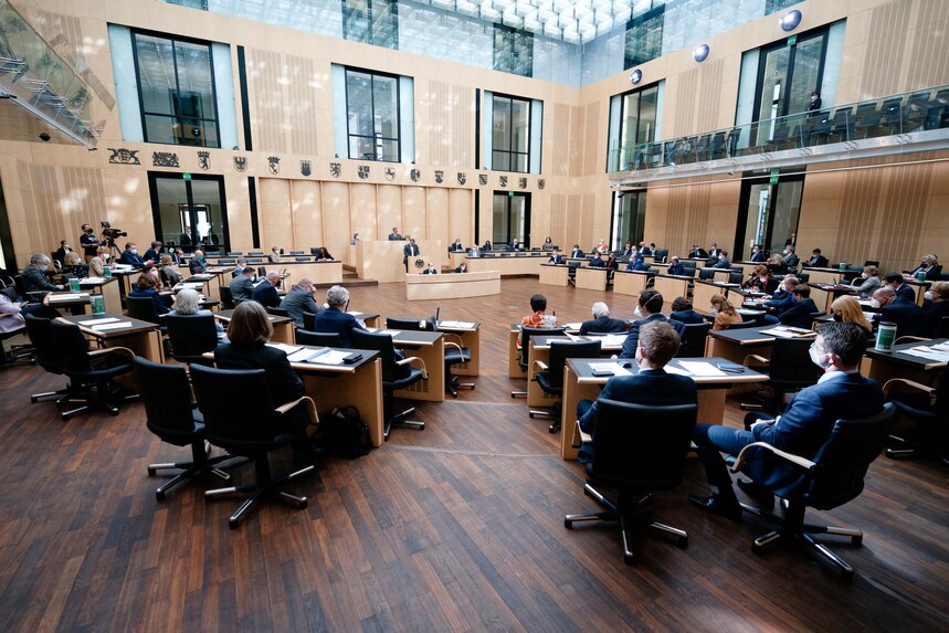 Blick in den Plenarsaal des Bundesrates