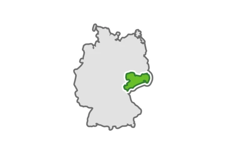 Ein Icon welches Sachsen im Bund symbolisiert.