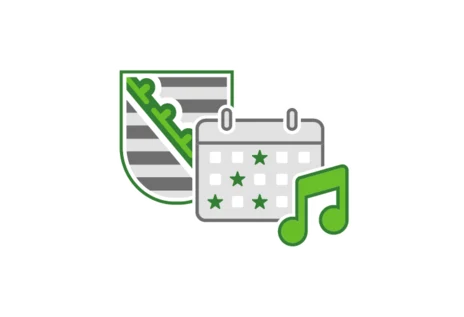 Ein Icon, welches Veranstaltungen symbolisiert.