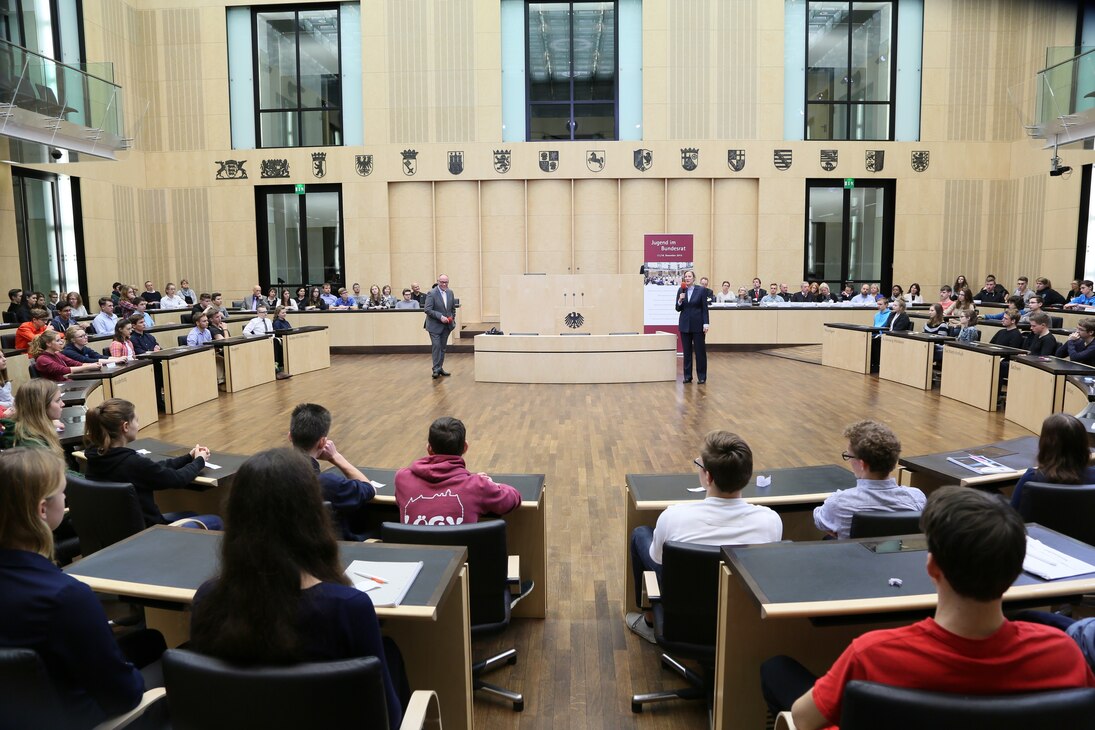 Impressionen von »Jugend im Bundesrat«