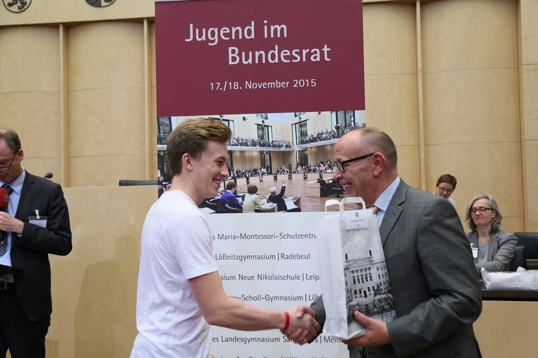 Impressionen von »Jugend im Bundesrat«