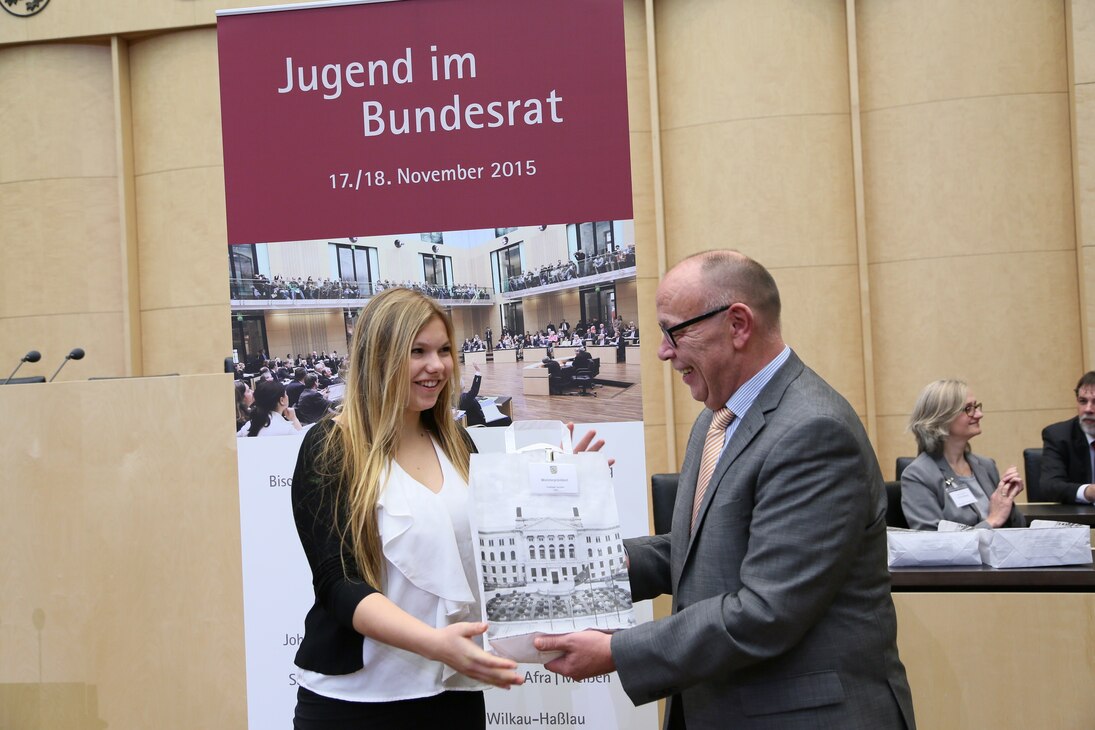 Impressionen von »Jugend im Bundesrat«