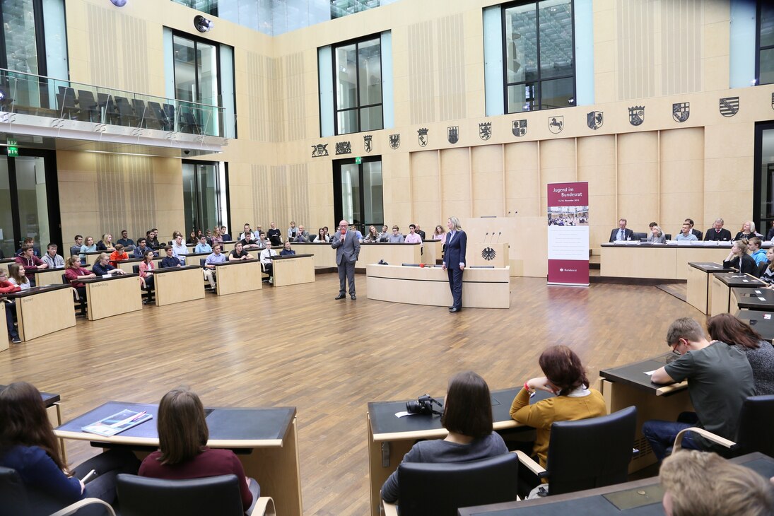 Impressionen von »Jugend im Bundesrat«