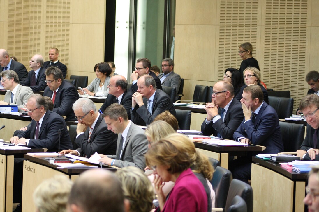 Die sächsische Bundesratsbank