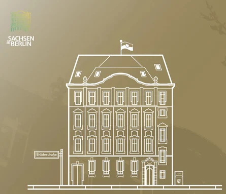 Vorschau für den virtuellen Rundgang durch die Landesvertretung.