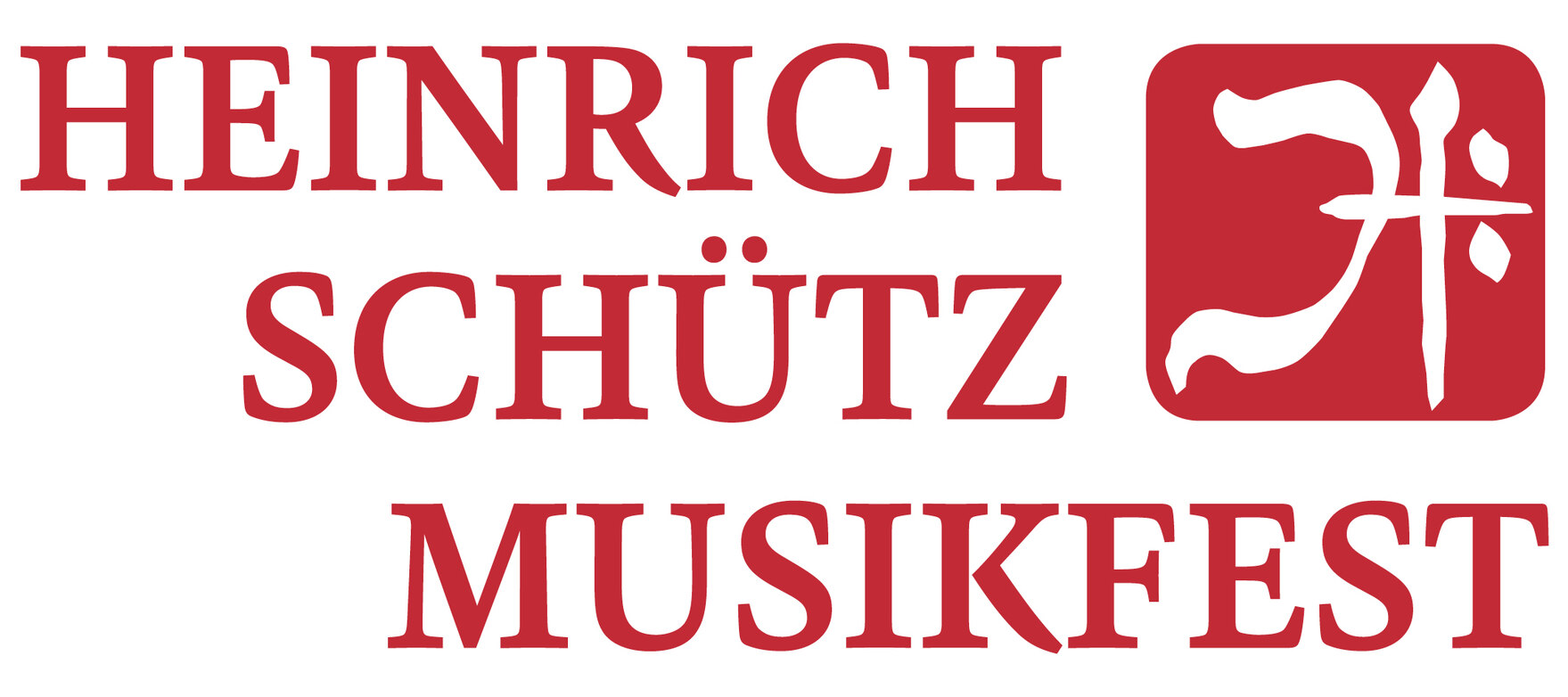 Ein Schriftlogo mit der Aufschrift Heinrich Schütz Musikfest