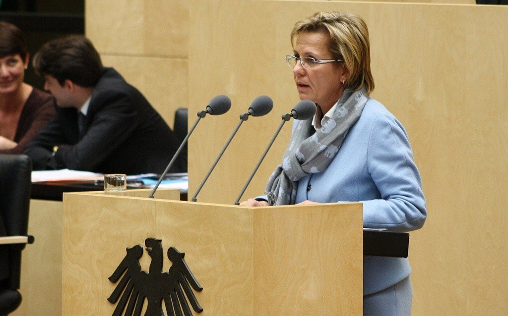 Staatsministerin Barbara Klepsch bei ihrer Rede zum Präventionsgesetz