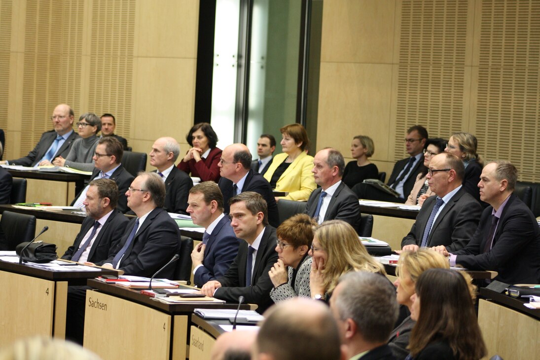 Die sächsische Bundesratsbank